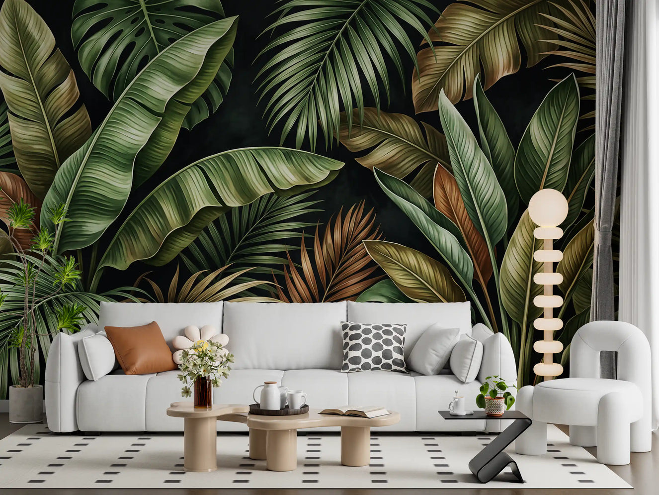 Botanisches Design Wandbild