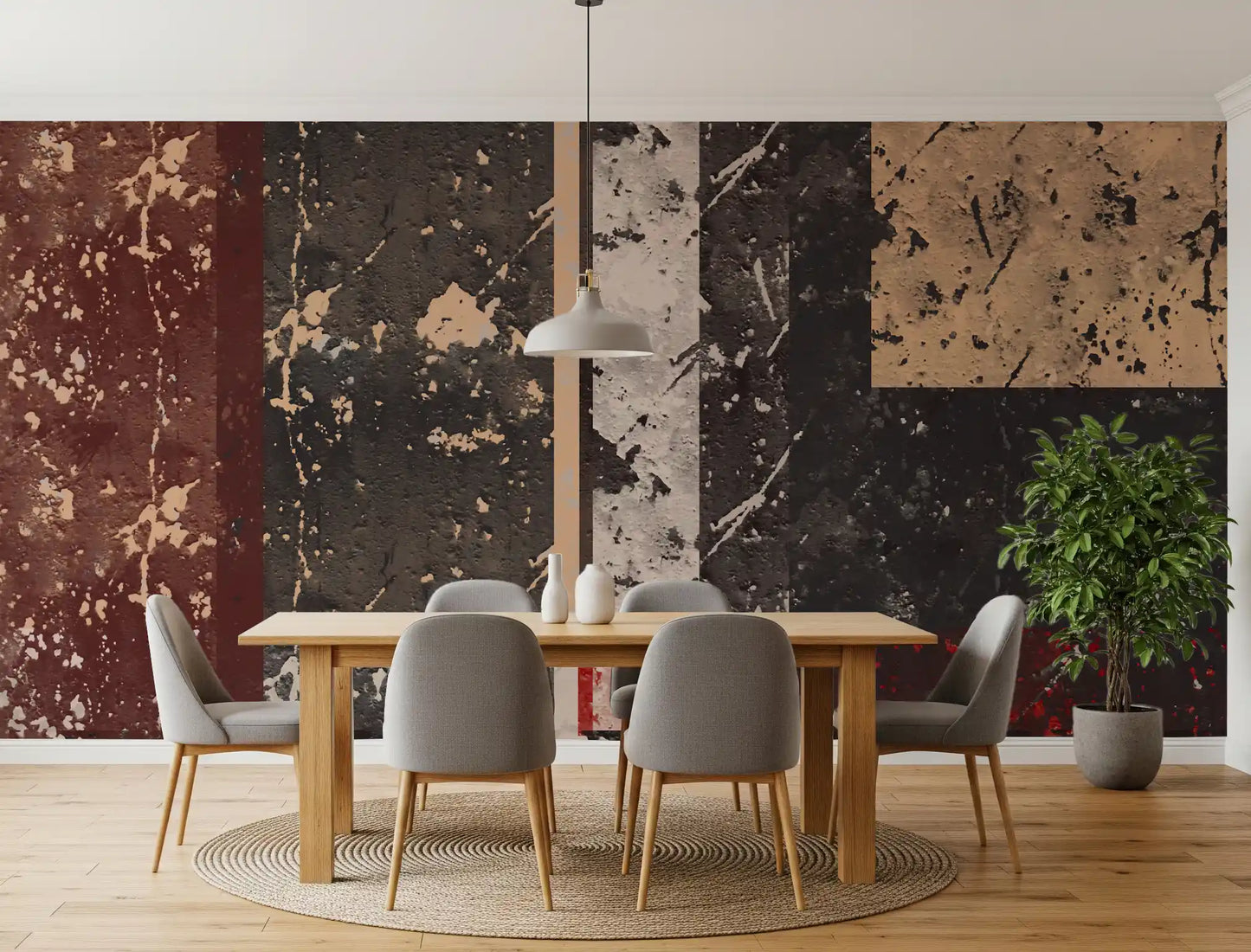 Urban Canvas abstrakt vægmaleri