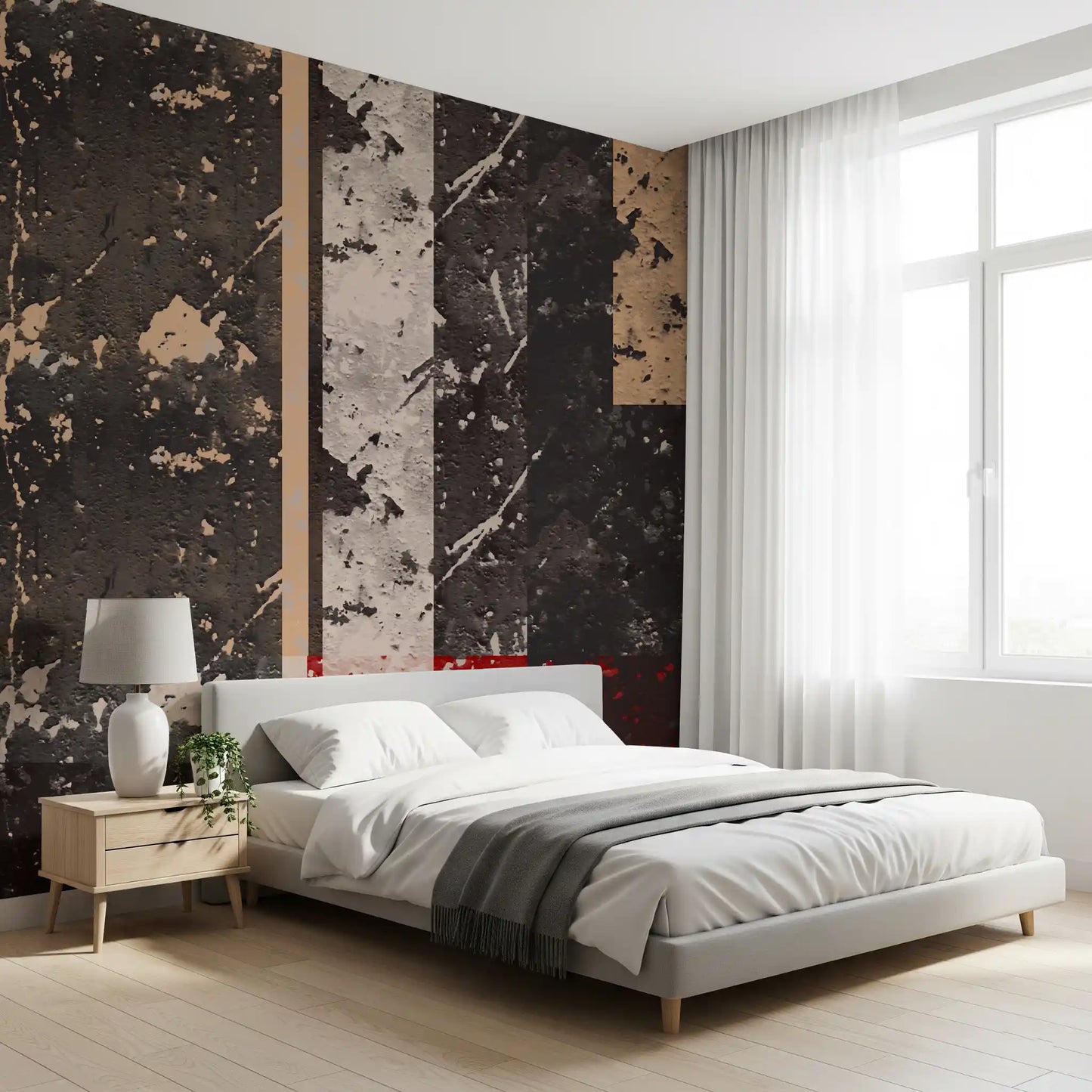 Urban Canvas abstrakt vægmaleri