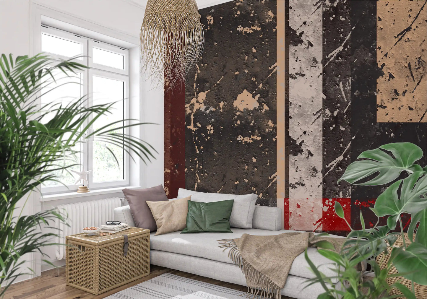 Urban Canvas abstrakt vægmaleri