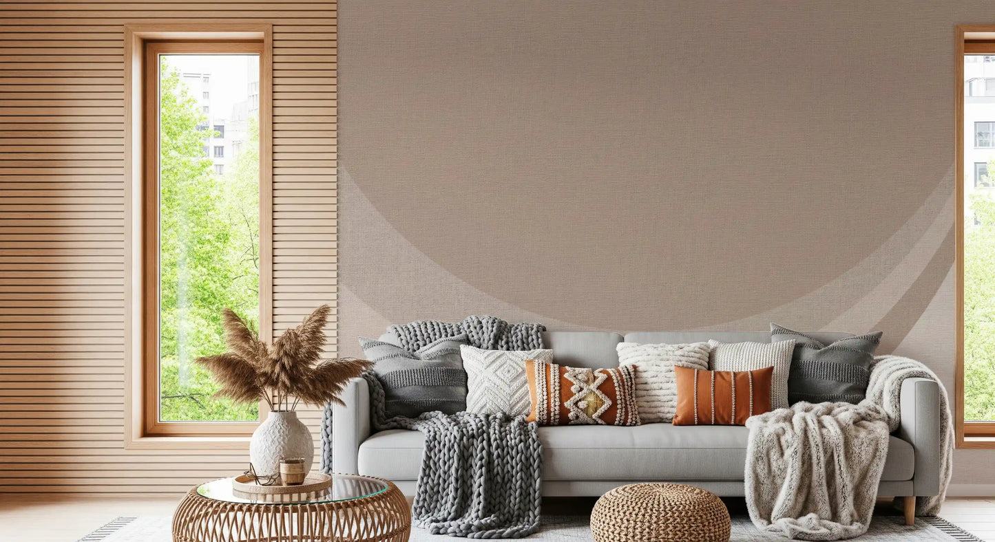 Canvas Ripple Elegance Abstrakt Geometri Väggmålning
