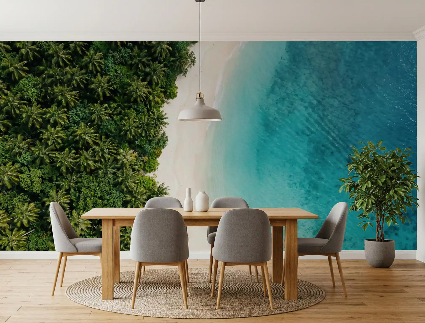 Tropische Küstenlinie Wandbild