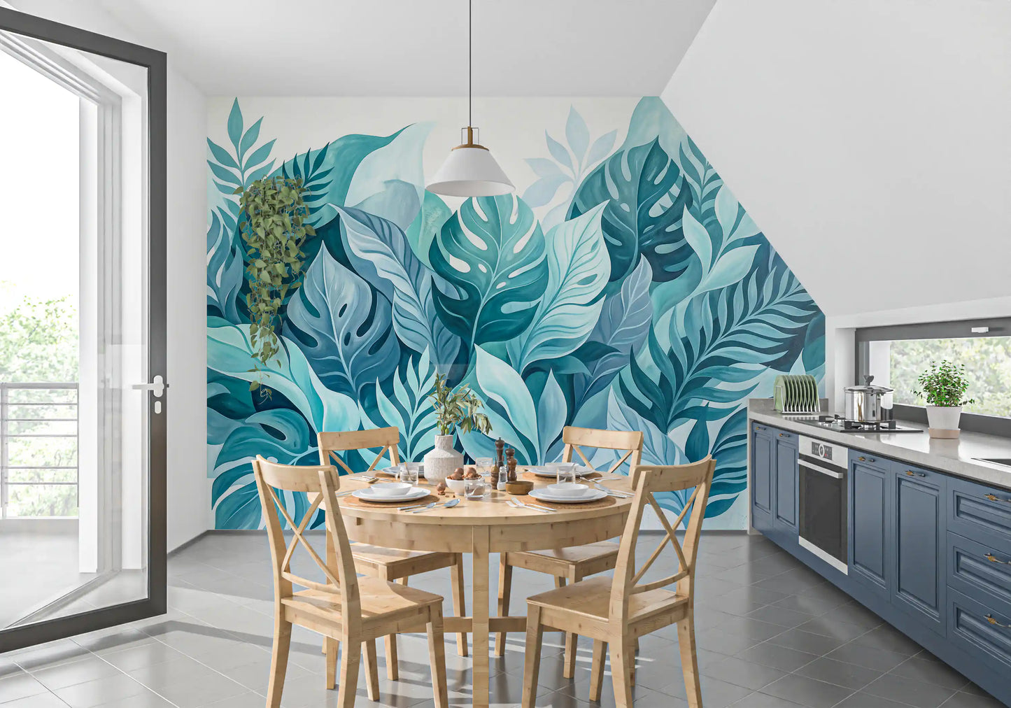 Aqua Botanische Oase Wandbild