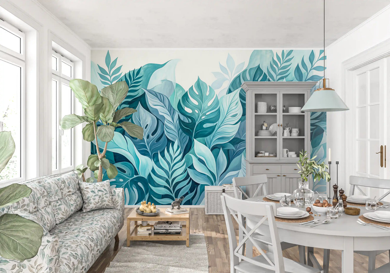 Aqua Botanische Oase Wandbild