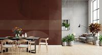 Beautiful dining room featuring the Sienna & Clay Harmony geometric shapes wall mural