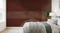 Beautiful dining room featuring the Sienna & Clay Harmony geometric shapes wall mural