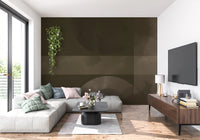 Cozy living room backdrop provided by a textured Horizon wall mural.