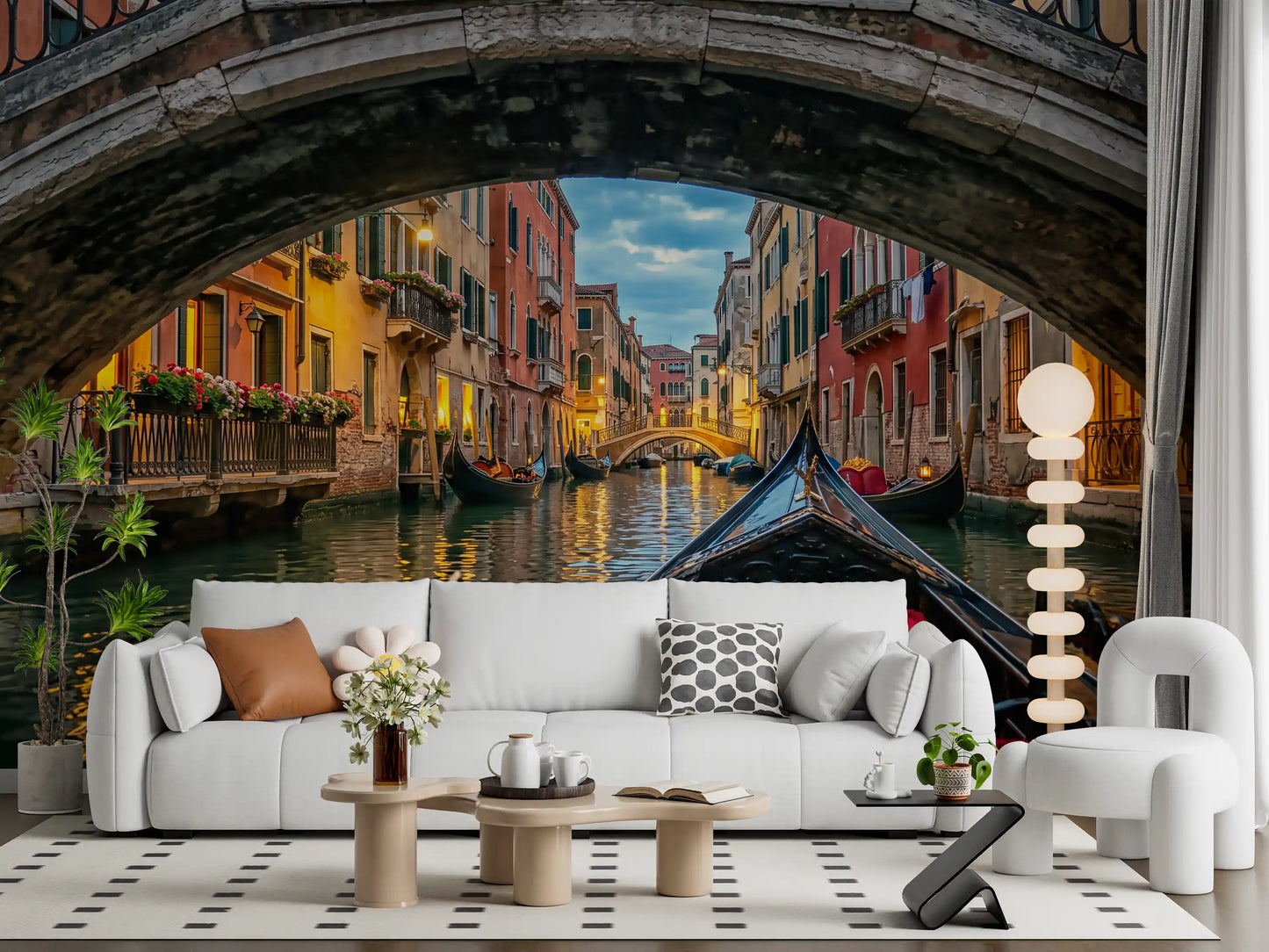 Skumring i Venezia Veggmaleri