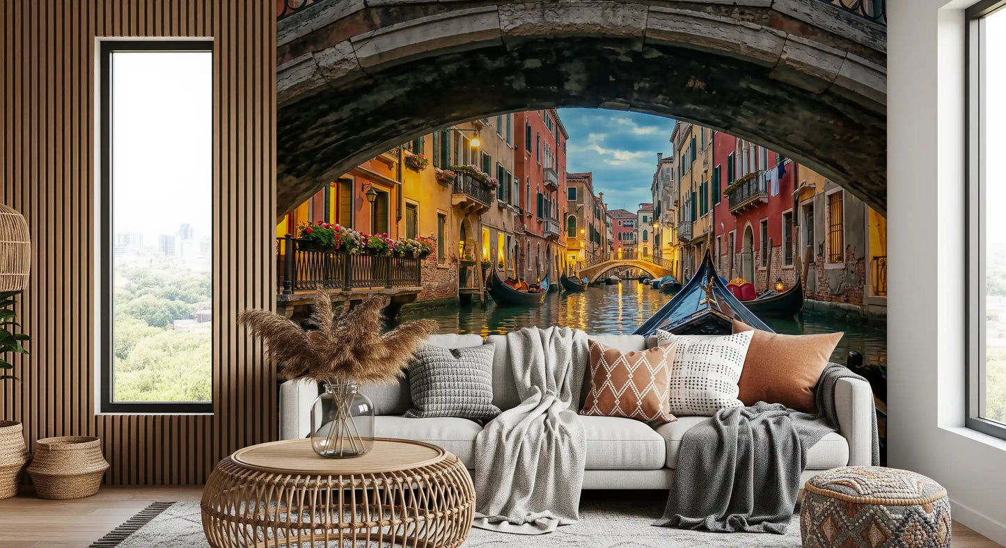 Skumring i Venezia Veggmaleri
