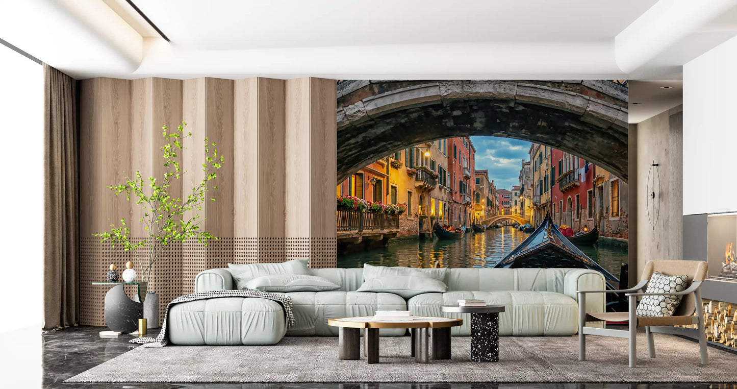 Skumring i Venezia Veggmaleri