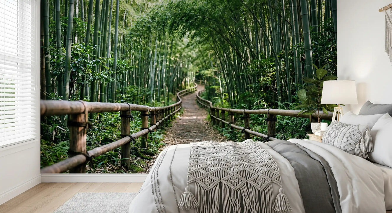 竹林の静けさの小径 ウォールミューラル