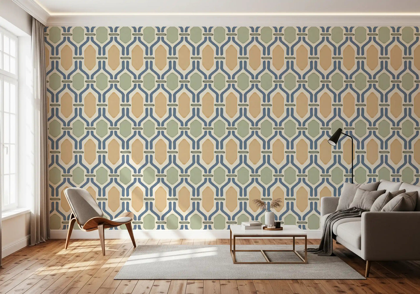 Art Deco Galler Tapet