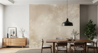 Hazy canopy wall mural setting a dreamy mood in a bright Dining room 