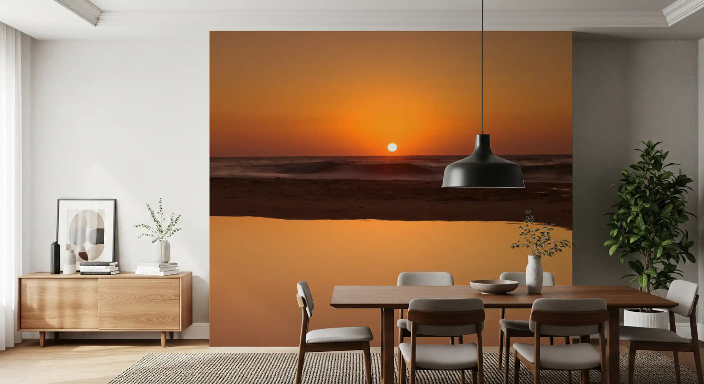 Złoty Oceaniczny Horyzont Fototapeta