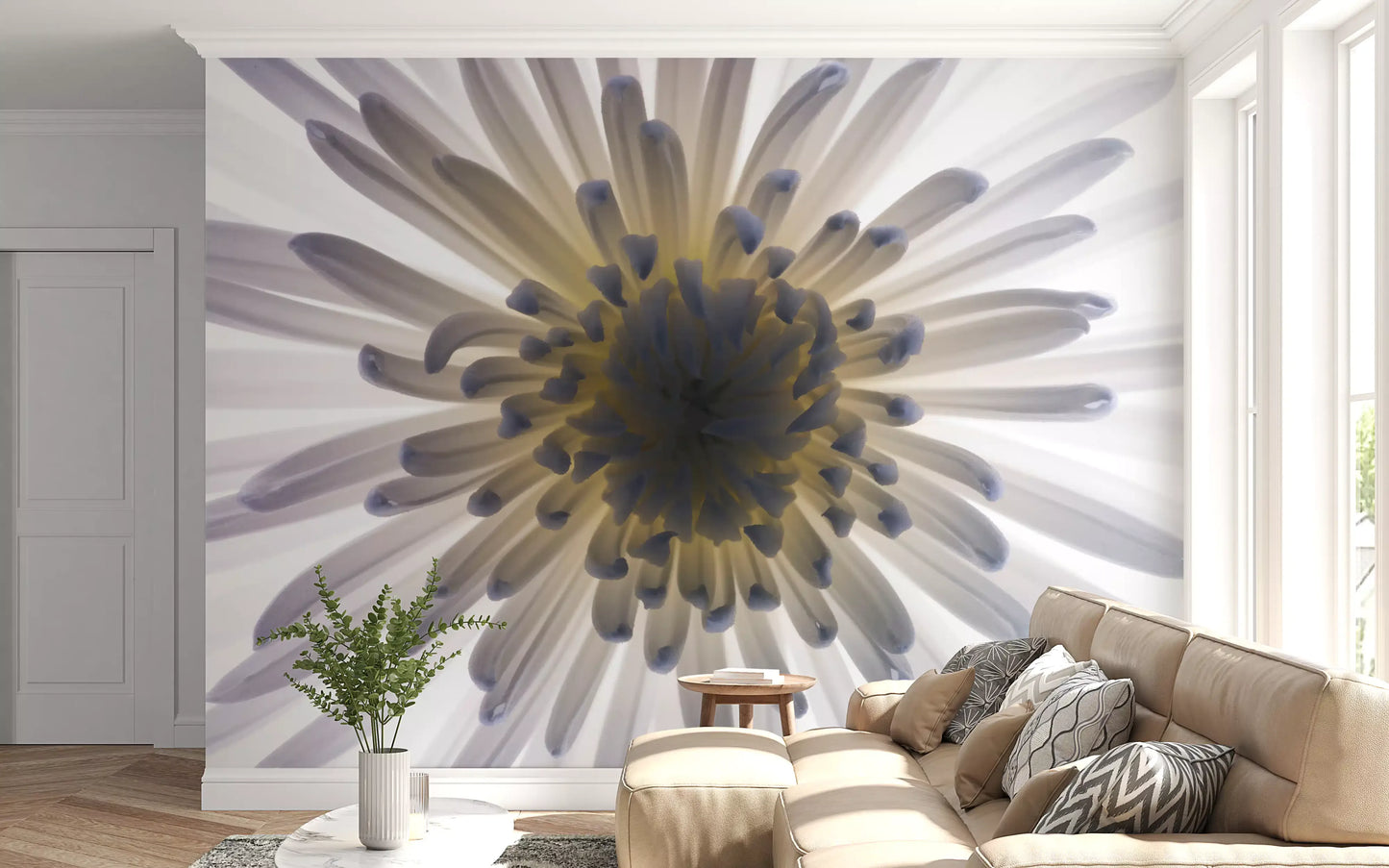 Mural de Pared Pétalos Luminosos