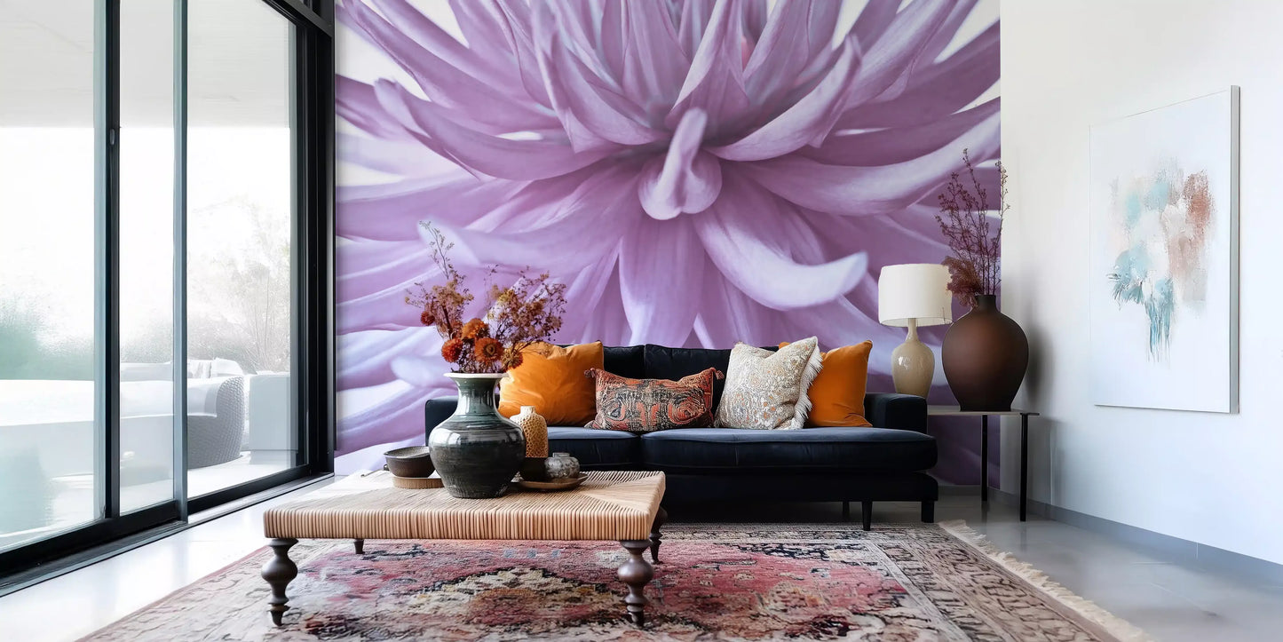 Leuchtendes Fliederblüten Wandbild