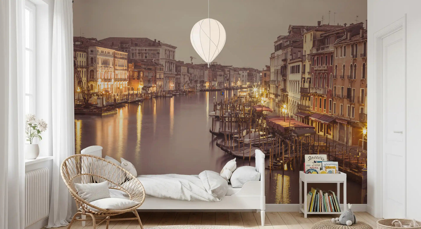 Tapet mural Venetian Grand Canal Glow