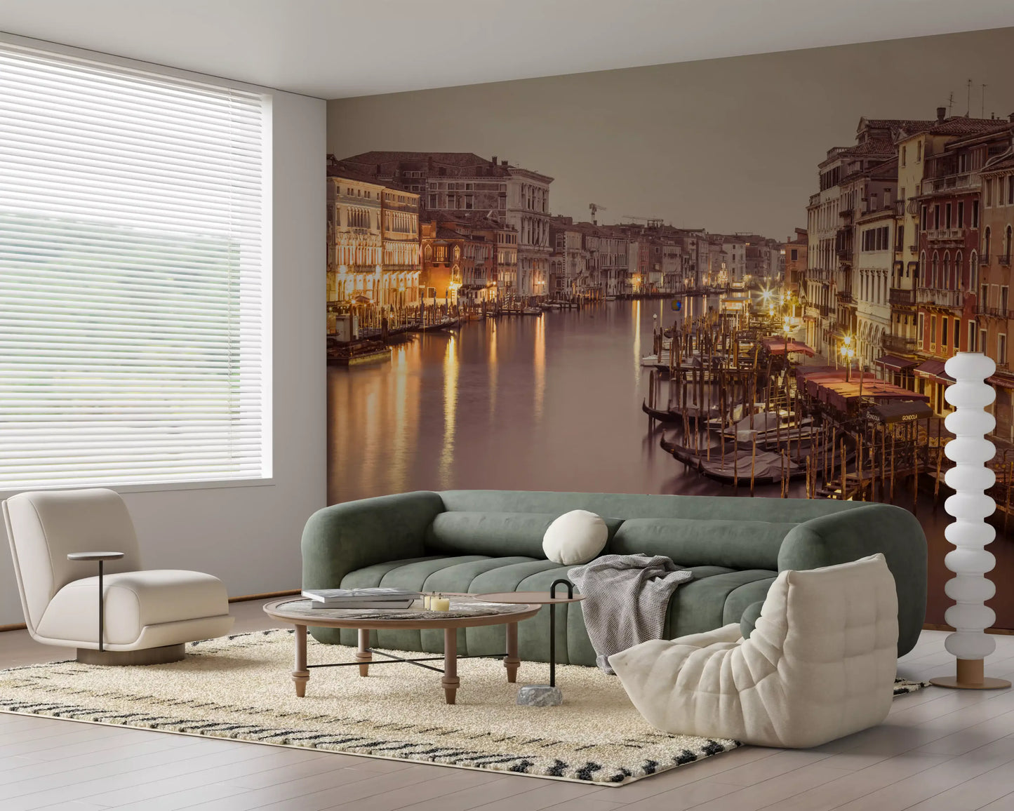 Tapet mural Venetian Grand Canal Glow