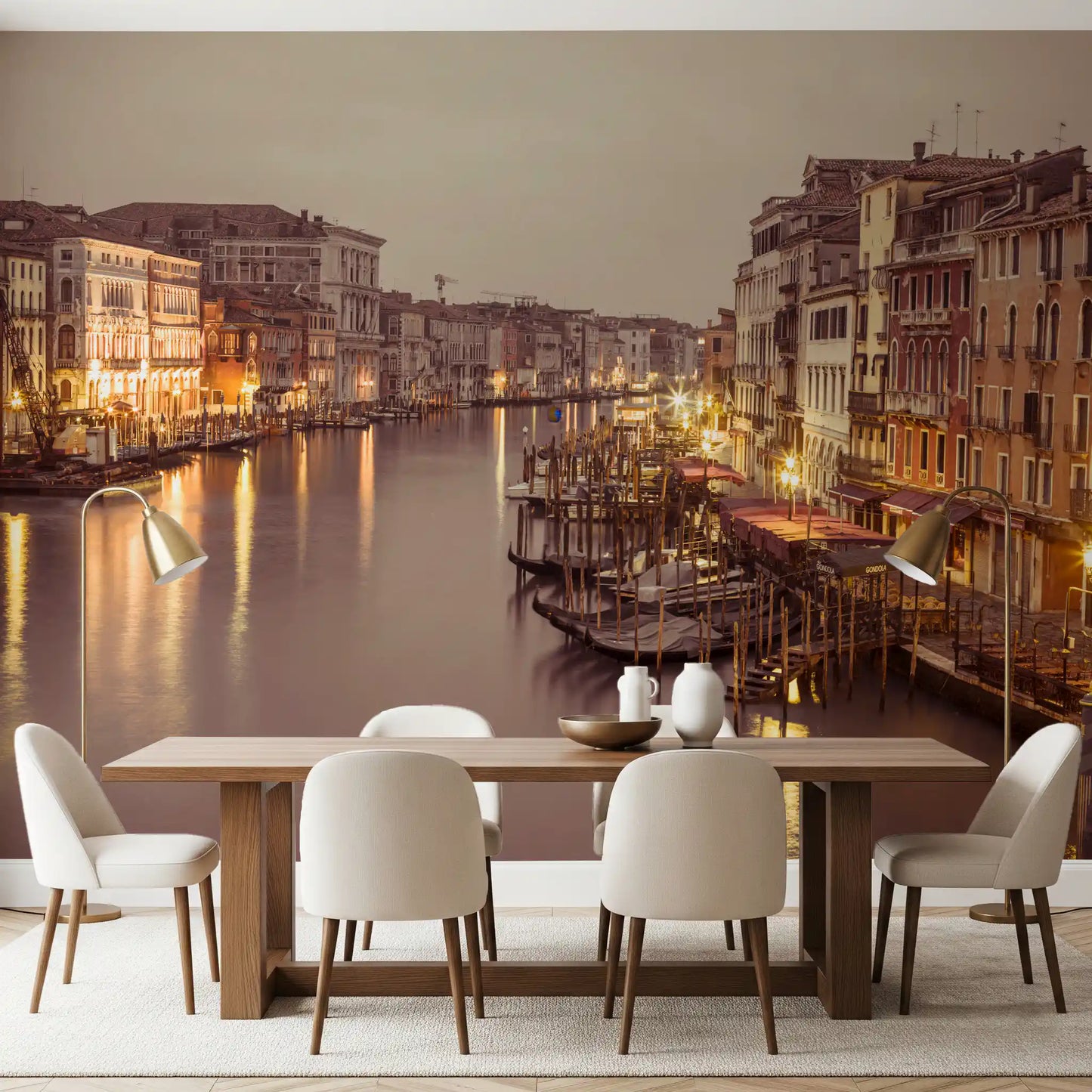 Tapet mural Venetian Grand Canal Glow
