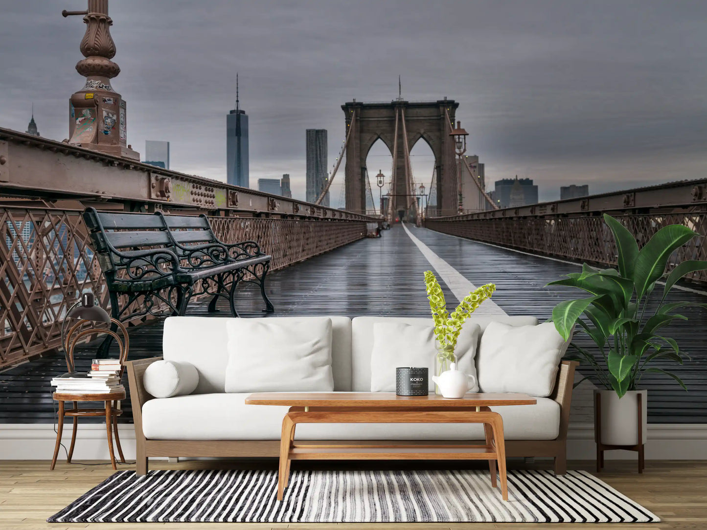 Pictură murală de perete Brooklyn Bridge Serenity