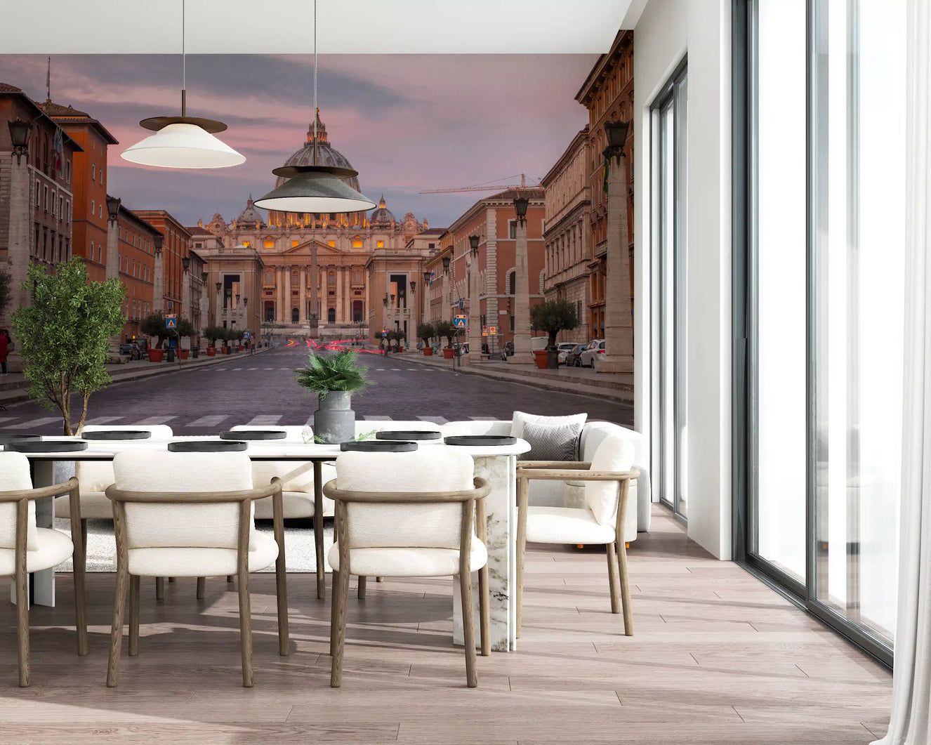 St. Peter's Basilica: Twilight Grandeur Wall Mural