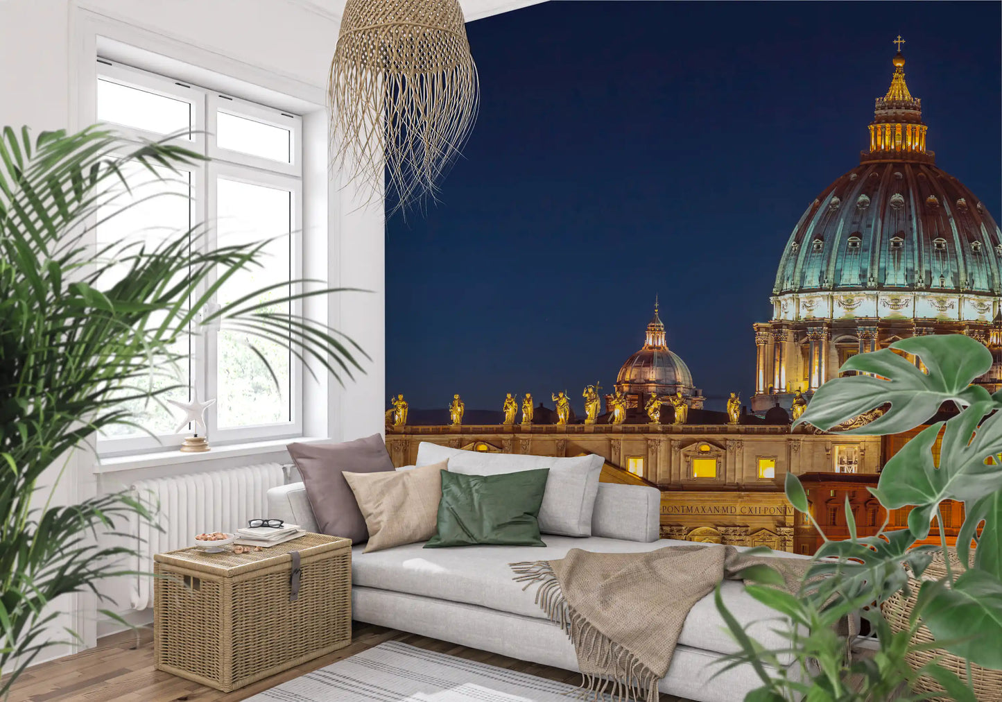 Vatican Night: Valoisa Majesteetti Seinämuraali