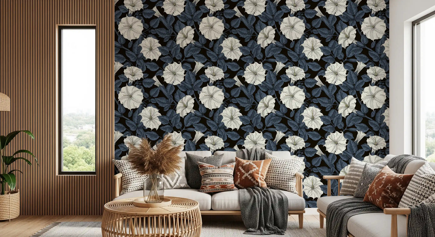Papel pintado Moonflowers