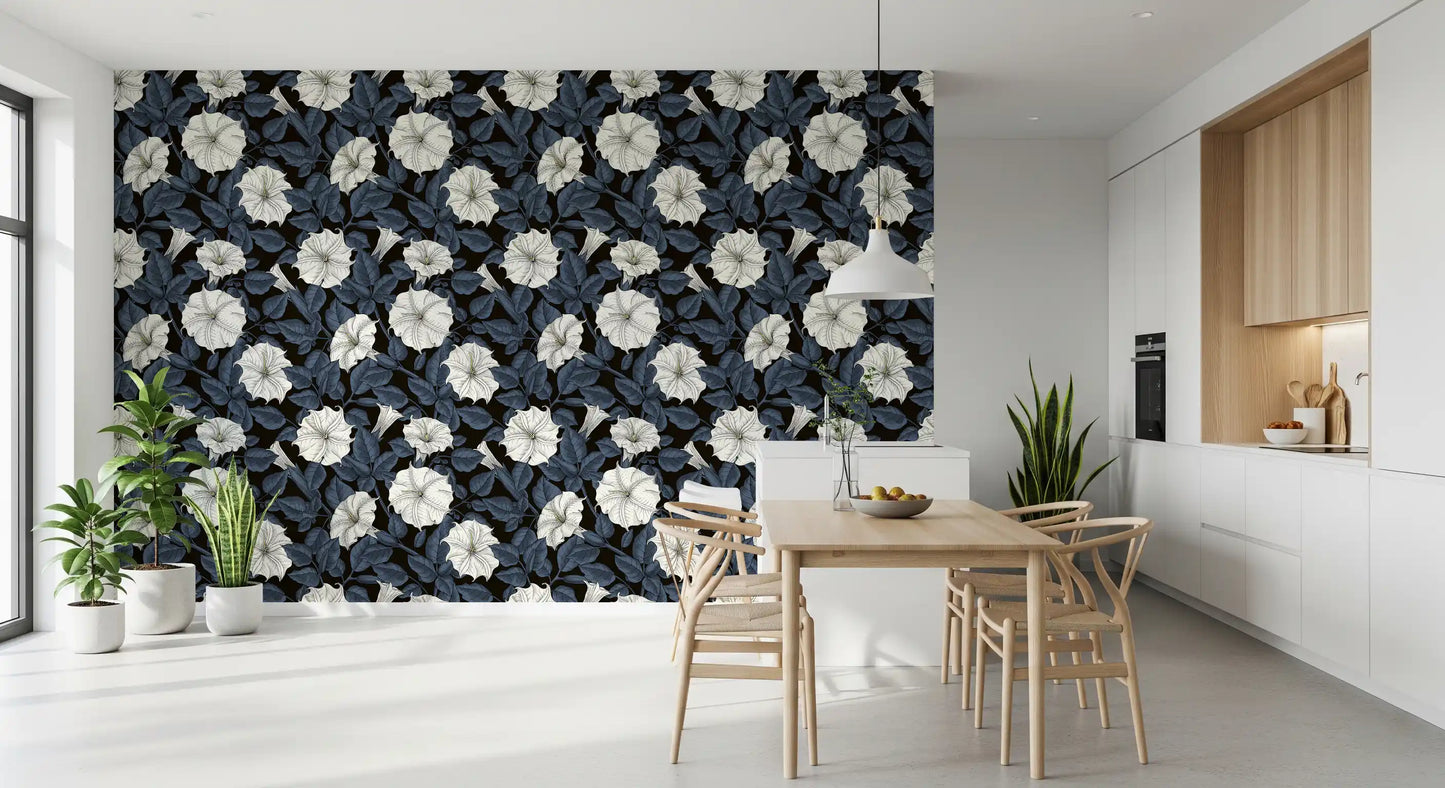 Papel pintado Moonflowers