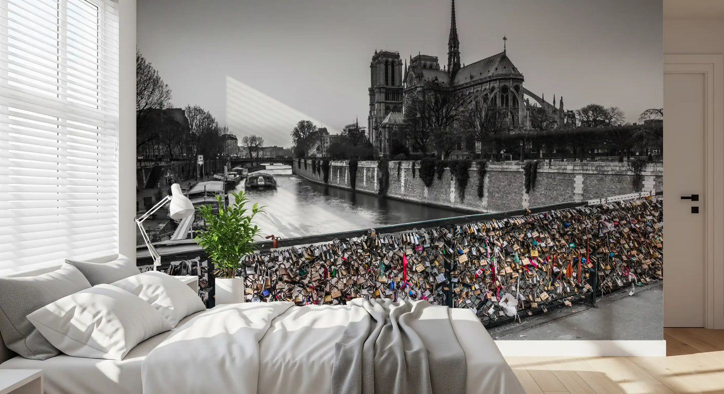 Pariisin rakkauslukot: Notre Damen varjoseinämaalaus