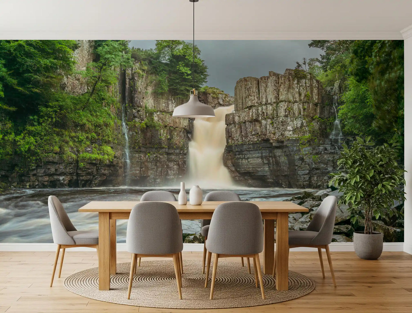 Emerald Falls -seesteinen seinämaalaus