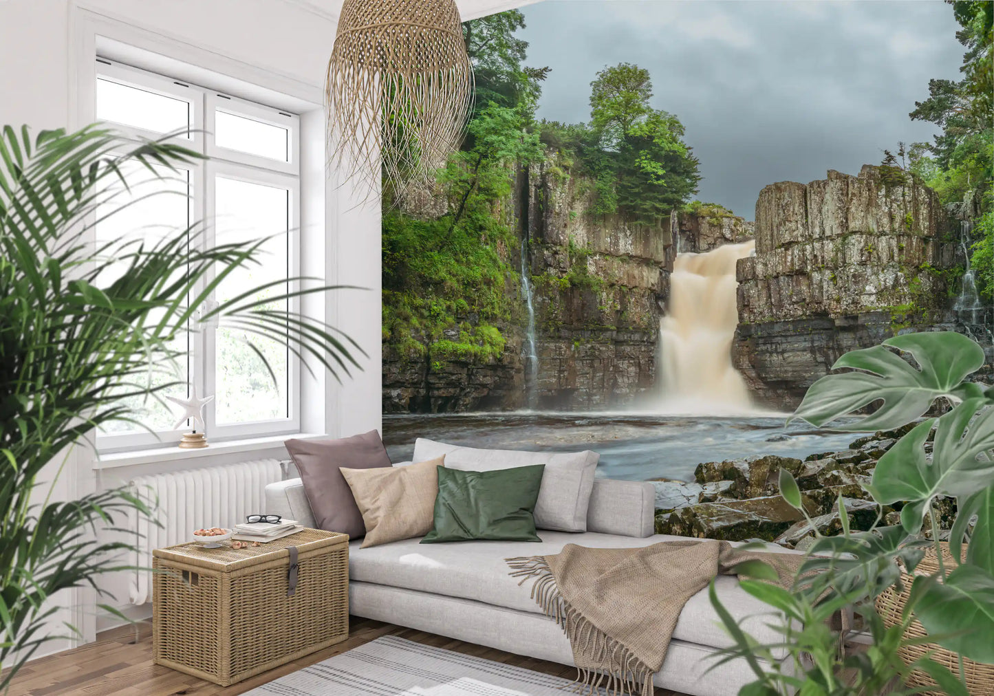 Emerald Falls -seesteinen seinämaalaus