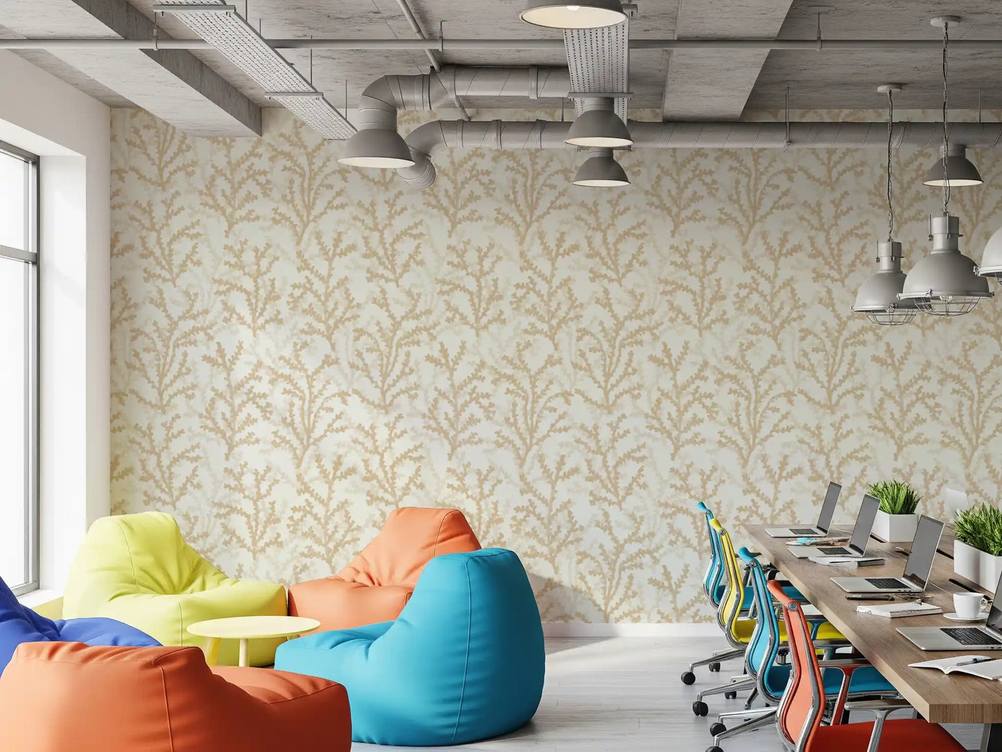 Painted Coraline Sand Wallpaper⁠