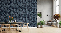 The Painted Coraline Dreaming Blue Dark Wallpaper the bright living and dining room 