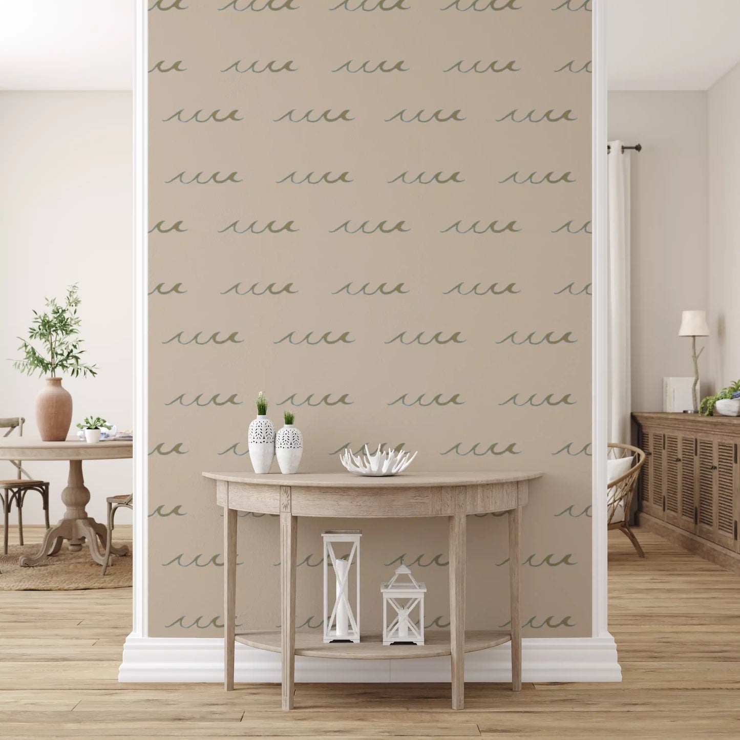 Sandbølge Tapet Boho Kysttapet