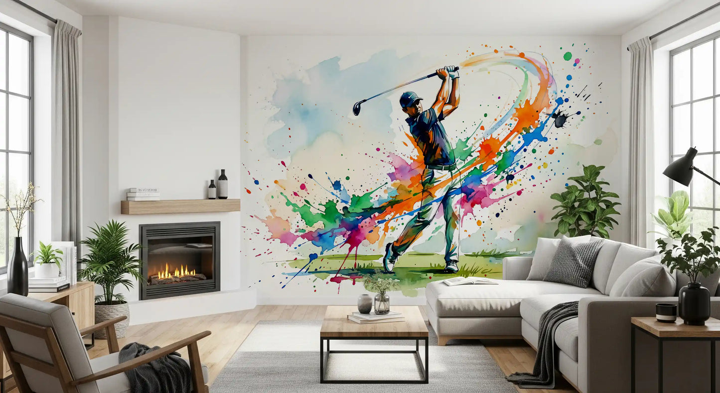 Mural de Pared Dinámico Splash de Golf
