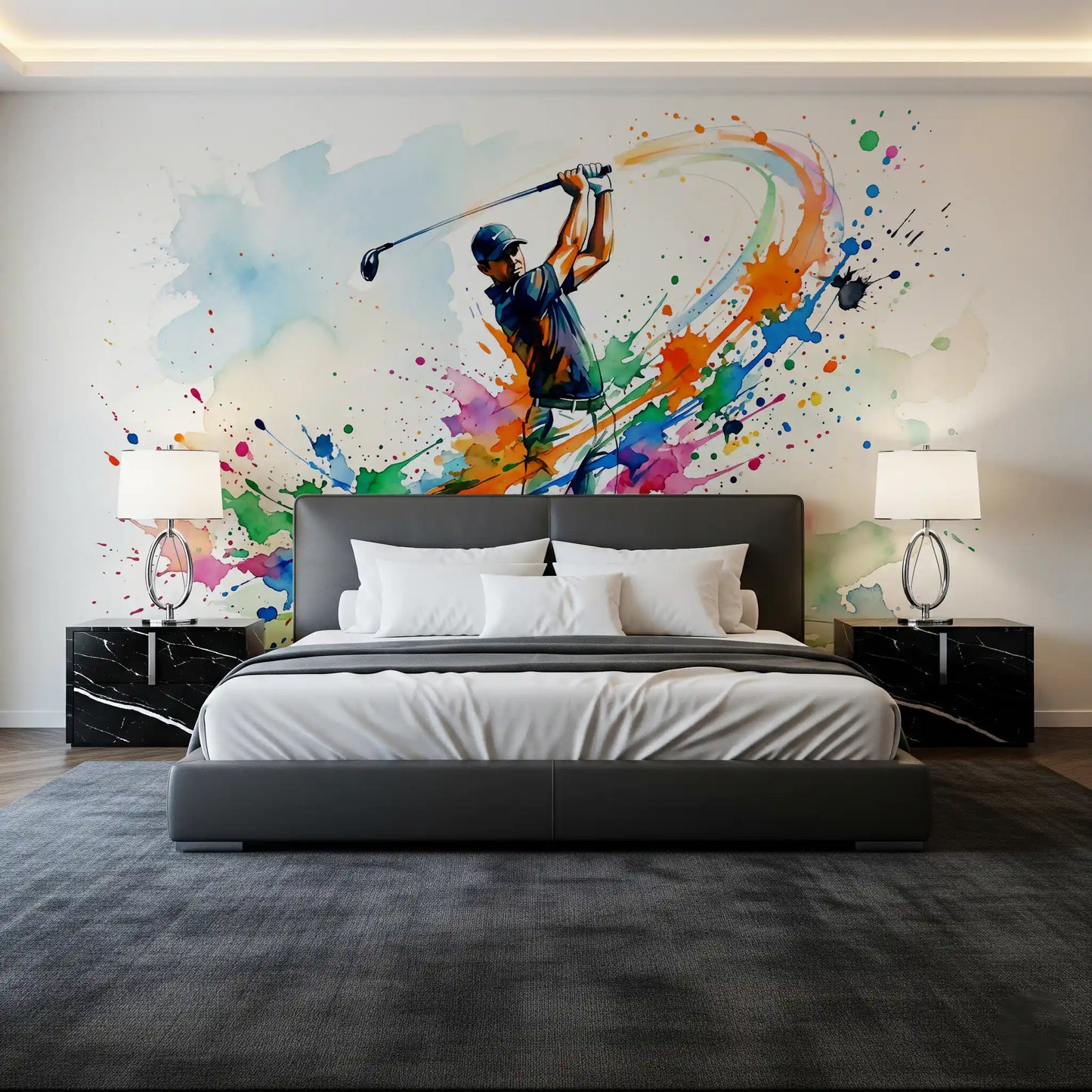 Mural de Pared Dinámico Splash de Golf