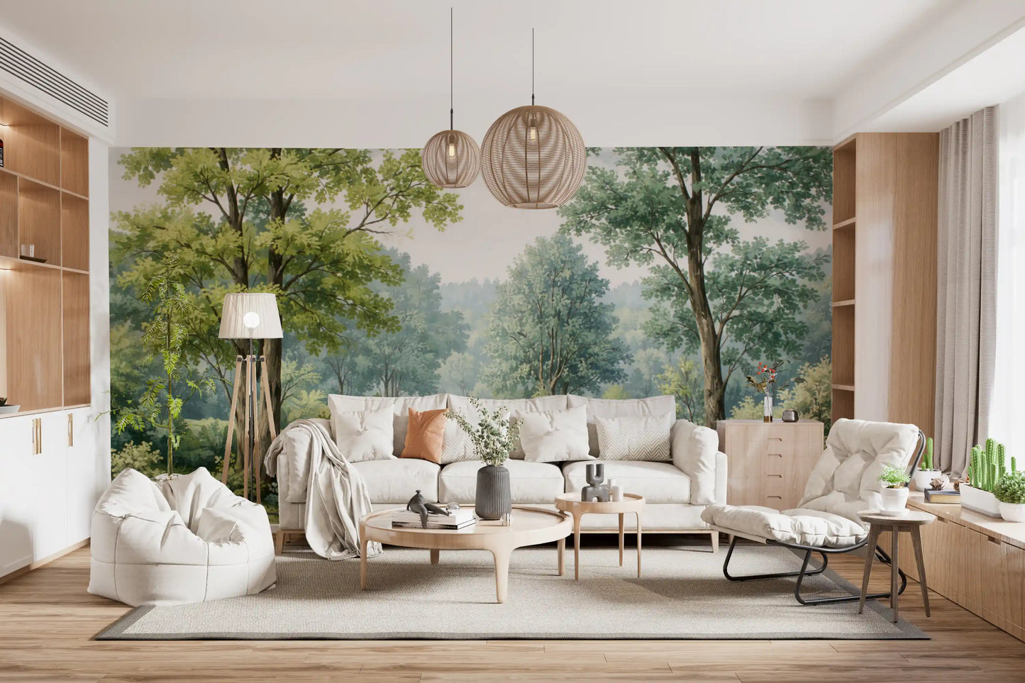 Murale da parete Forest River Serenity