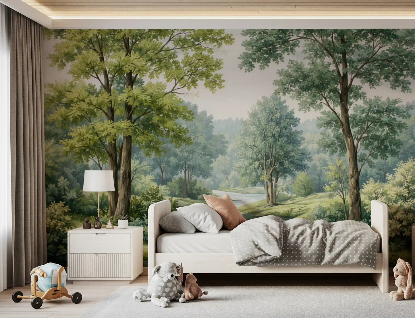 Murale da parete Forest River Serenity
