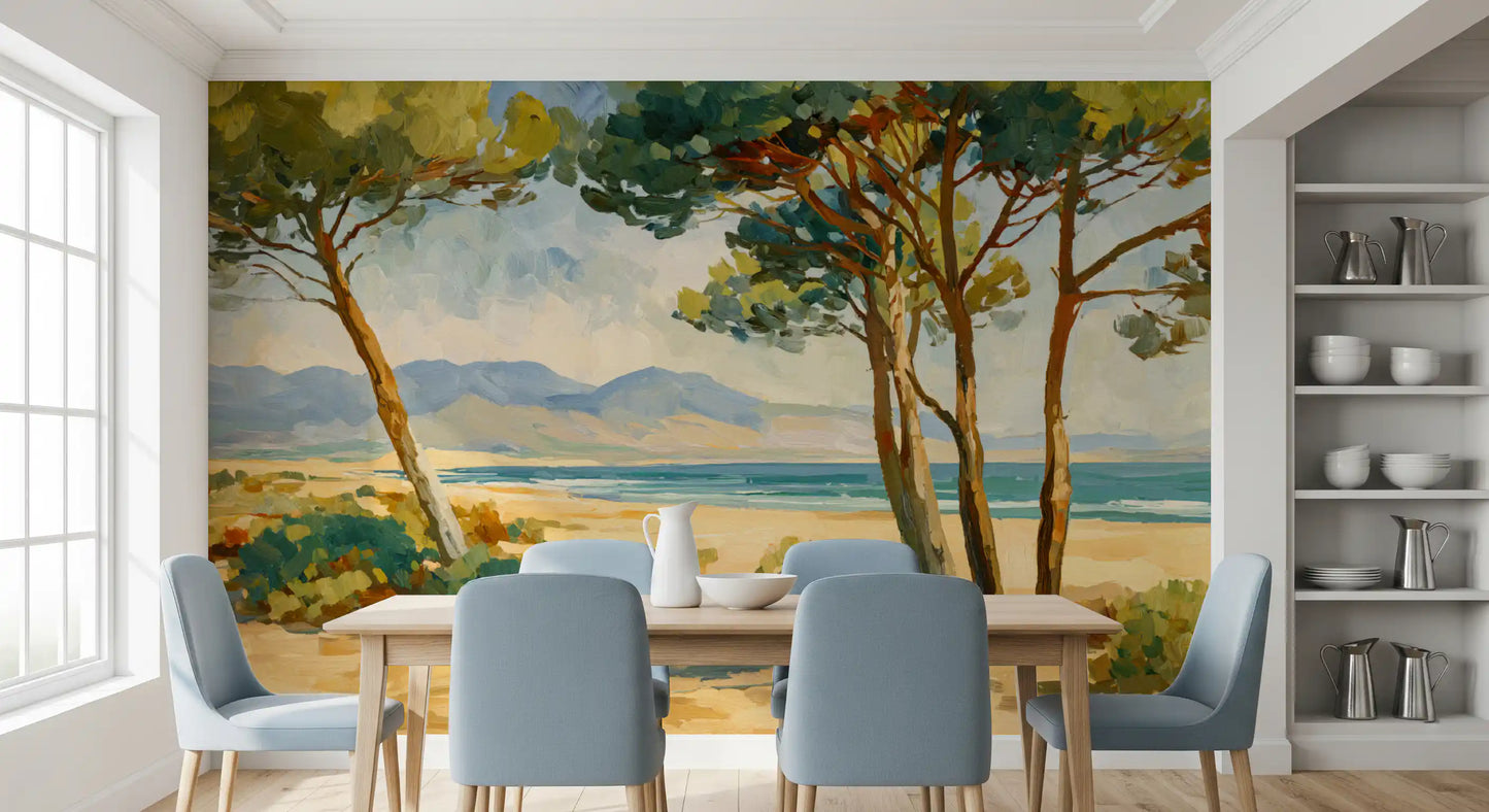 Coastal Pine Serenity Wall Mural