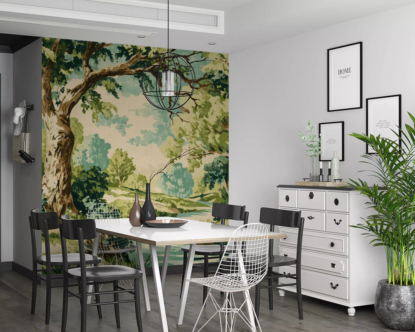 Tranquil Forest Stream Wall Mural