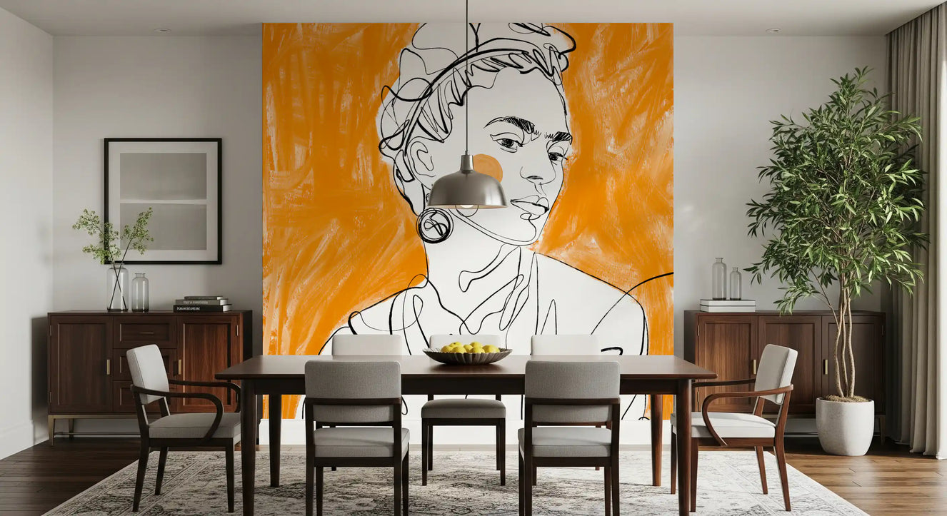 Tangerine Muse Vægmaleri