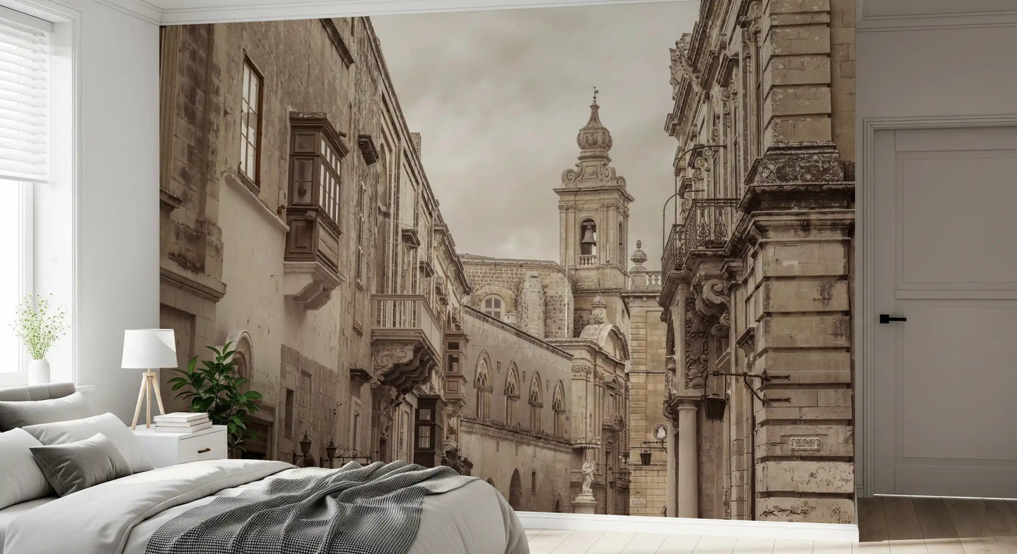 Mdina: Echos von Stein und Turm Wandbild