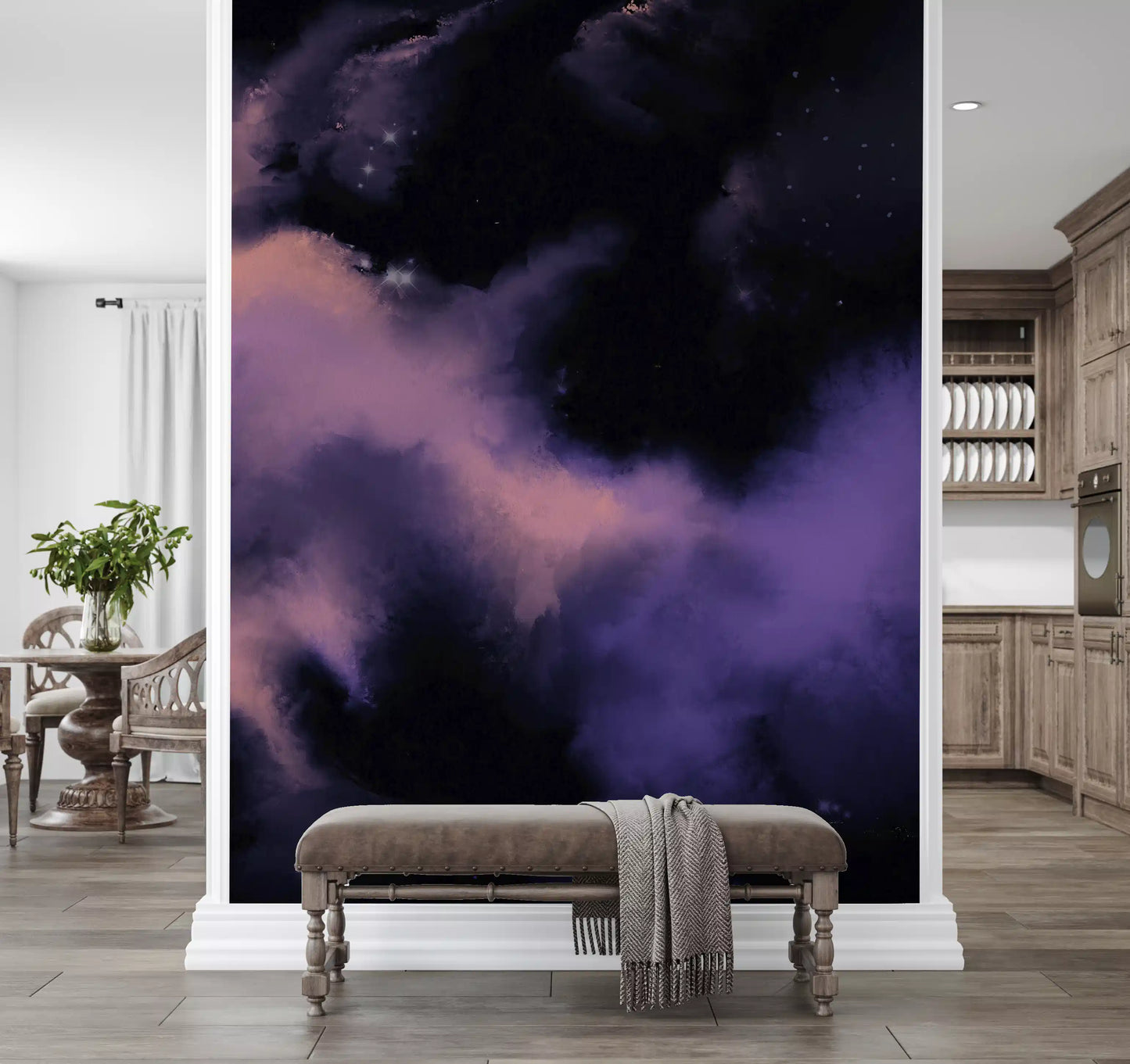 Nebula Galaxy Reiches Sternenhimmel Wandbild