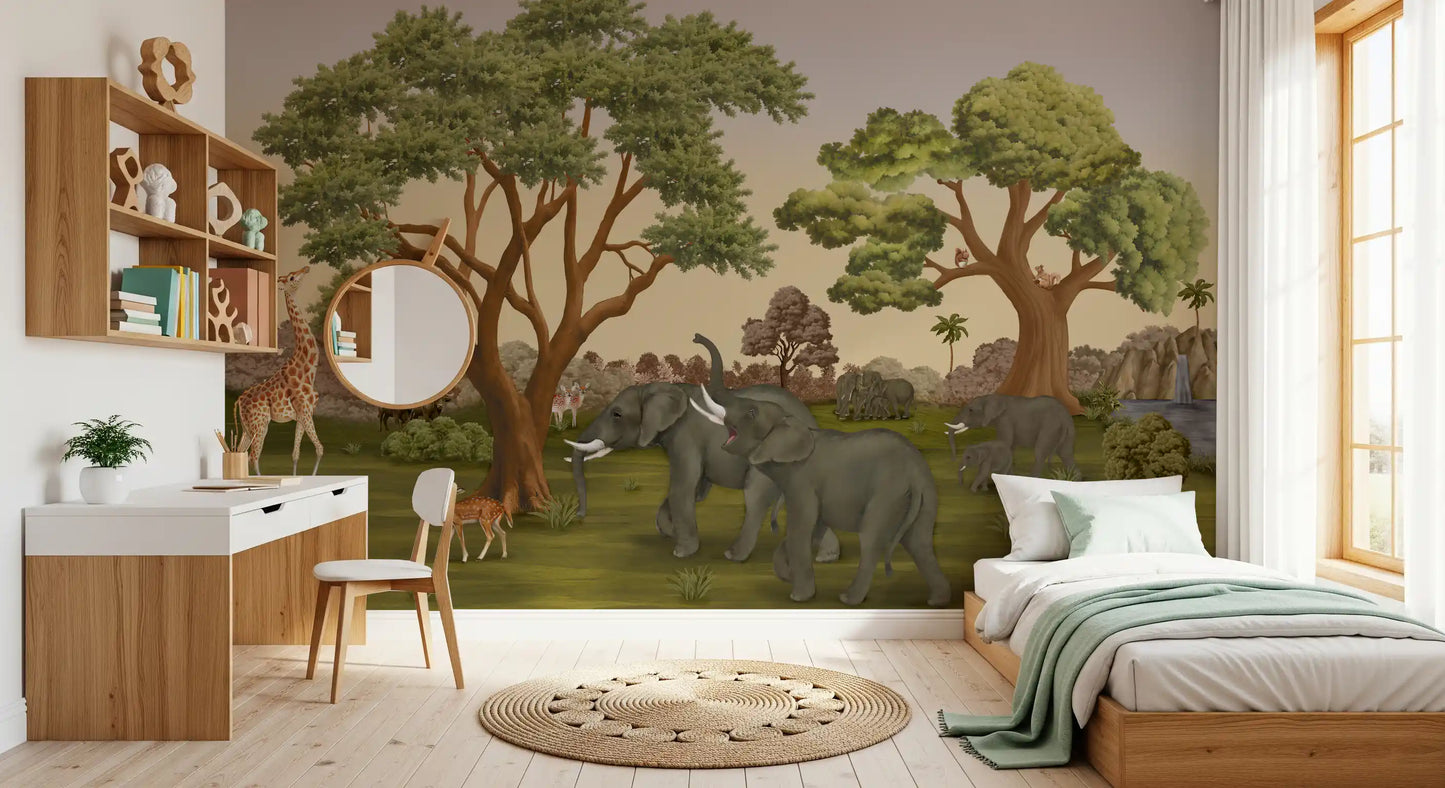 Papier peint panoramique Savanna Serenity