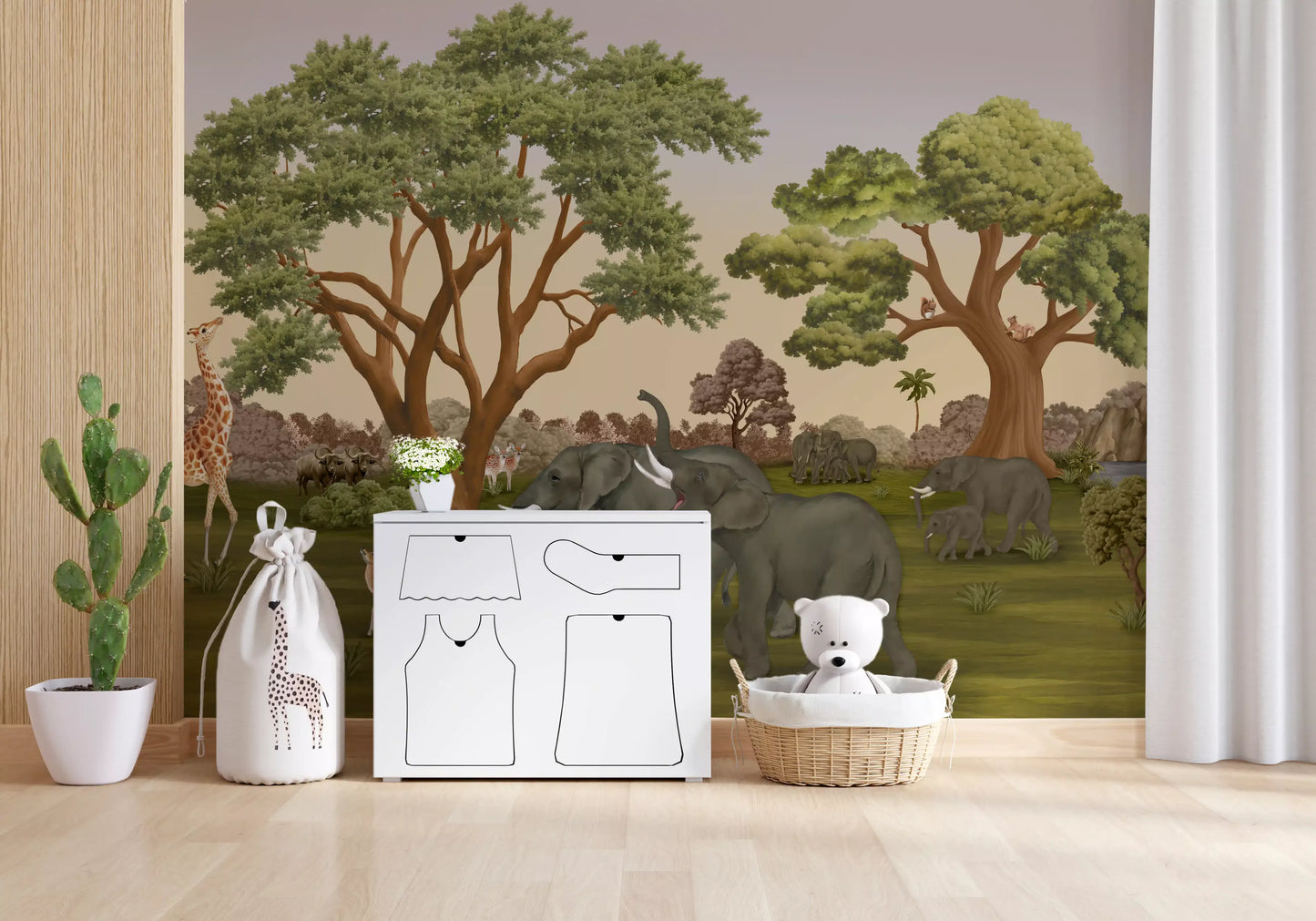 Papier peint panoramique Savanna Serenity