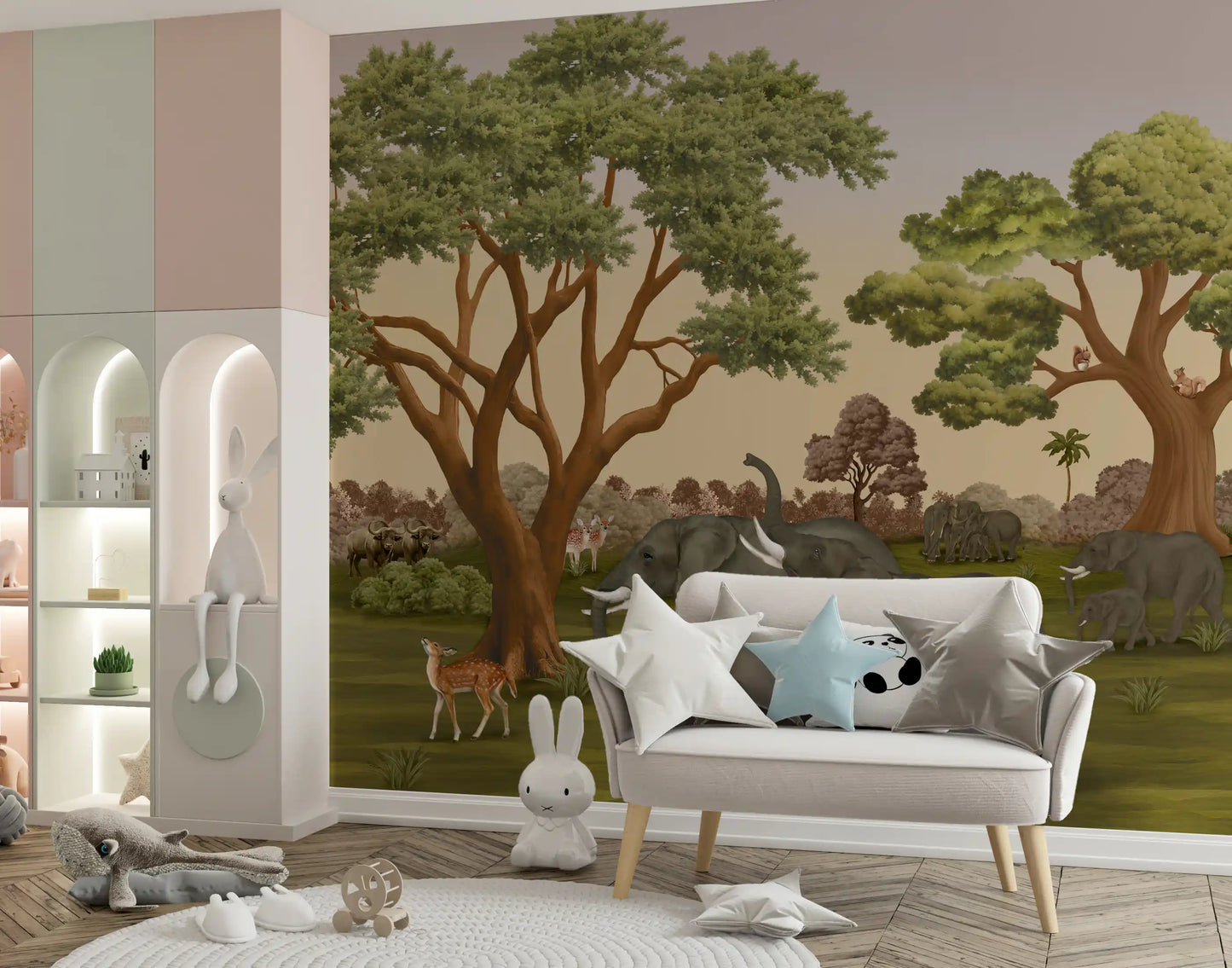 Papier peint panoramique Savanna Serenity
