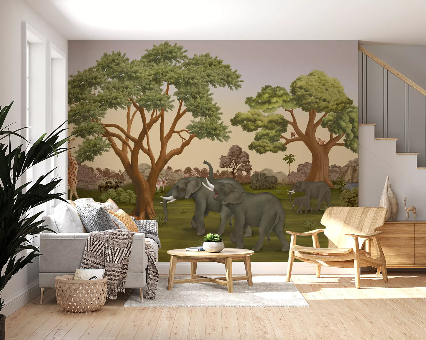 Papier peint panoramique Savanna Serenity