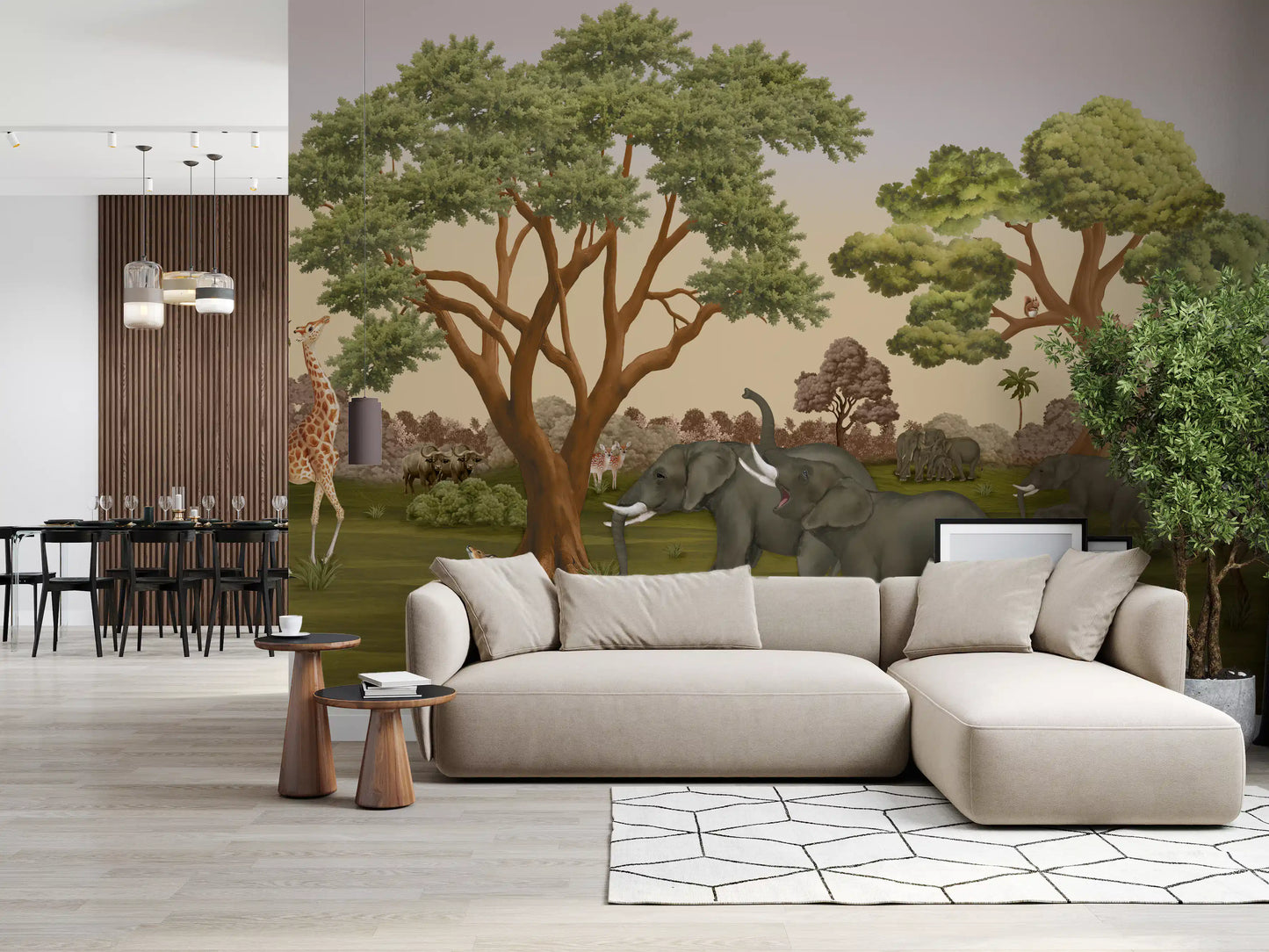 Papier peint panoramique Savanna Serenity