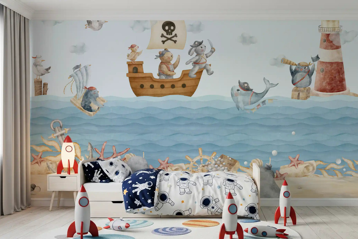 Fresque Murale Amis Nautiques Ahoy !