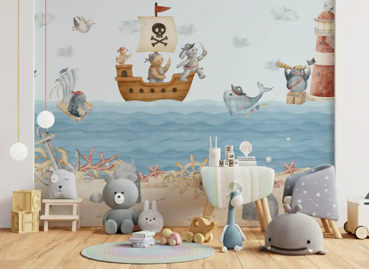 Fresque Murale Amis Nautiques Ahoy !